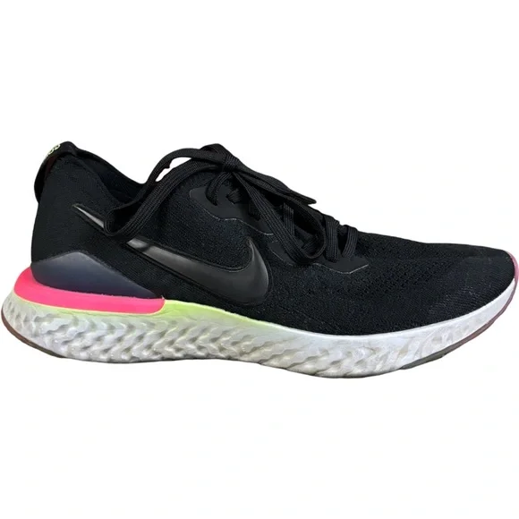 Nike Epic React Flyknit 2 BQ8928-003 Black Sapphire Hyper Pink Size 11.5 61zuLG-whTL._AC_UY900_.jpg main image 4